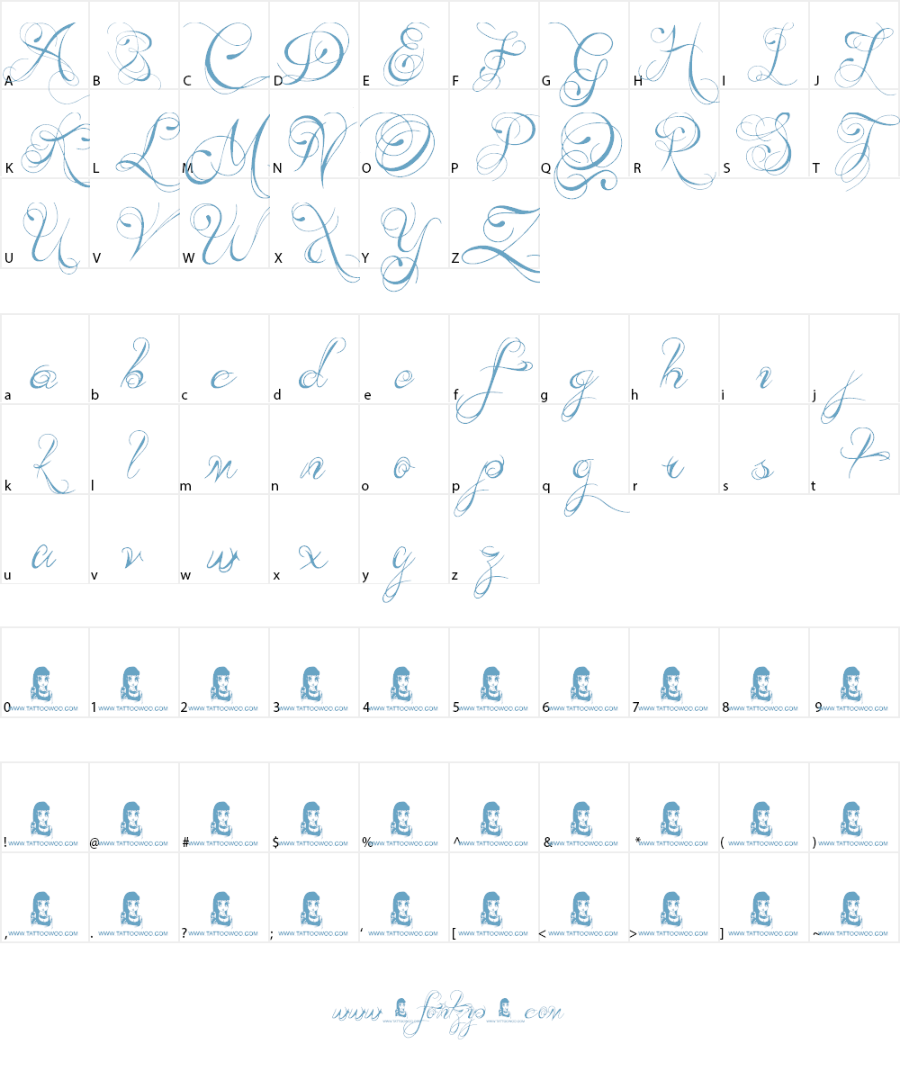 Kings and Queens Font Character